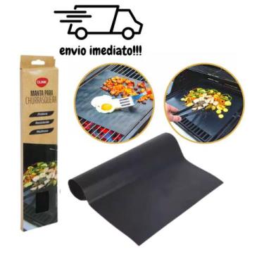 Imagem de Manta Grill Tapete Para Churrasqueira Grelha Antiaderente - Clink