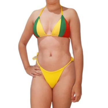 Imagem de Conjunto de biquíni fio dental reggae - DE UMA MARIA PARA OUTRA, Amare