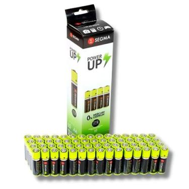 Imagem de Pilha Pequena Aa C/ 60 Unidade Segma Caixa Atacado