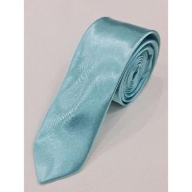 Imagem de Gravata Slim E Semi Slim Modernas Em Cetim Para Padrinhos Alta Qualida