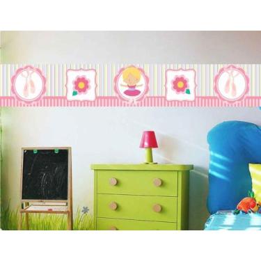 Imagem de Faixa bonder decorativa quarto infantil  jogo 04 peças med.10x100) - A