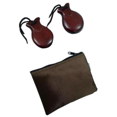 Imagem de Castanholas De Madeira Cor Mogno - Brazucapas - iNDIACHINA