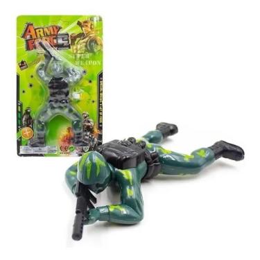 Imagem de Soldadinho Boneco Soldado Rastejante brinquedo - ELITE