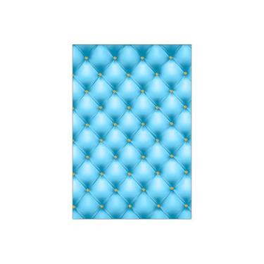 Imagem de Painel De Festa Vertical 1,50 x 2,20 - Capitonê Azul e Dourado 015 - V