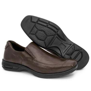 Imagem de Sapato Social Sport Fino Casual Versátil Confortável Moderno Luxo Anti