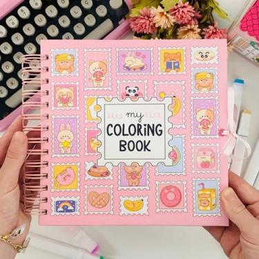 Imagem de Caderno de colorir  divertido ursinhos kawaii - BUENDIA