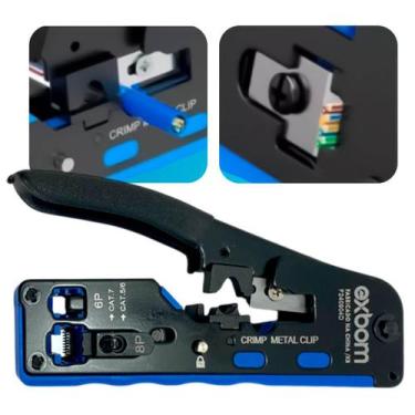 Imagem de Alicate EZ Crimpar  Compacto com Lâmina de Corte Integrada para Conect