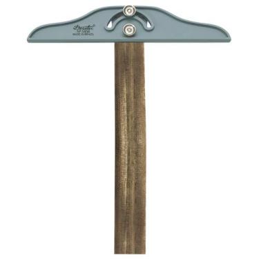 Imagem de Régua T de Madeira 80cm Trident Bordas de Acrílico e Cabeçote Móvel  M