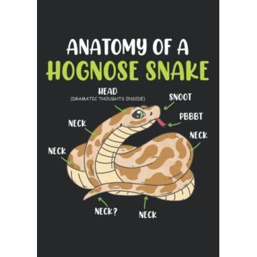 Imagem de Notizbuch A4 dotted, gepunktet, punktiert mit Softcover Design: Schlange Anatomie Hakennasennatter Terrarium Terraristik: 120 dotted (Punktgitter) DIN A4 Seiten