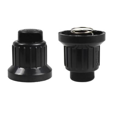 Imagem de AUXBC 2 peças de tampas de ignição de botão de pressão de bateria AAA com molas e rosca de montagem, substituição de interruptor de ignição para fogueira a gás, churrasqueira, gerador de faísca de