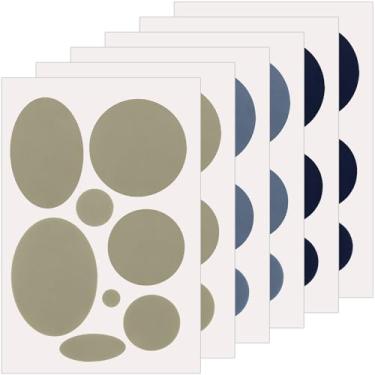 Imagem de Pndeyo 48 peças de remendos de jaqueta acolchoada, adesivo de reparo de nylon autoadesivo, fita adesiva à prova d'água para casacos, roupas, tendas, sacos de dormir, calças de esqui, reparo de buracos