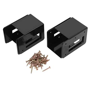 Imagem de 4 Pçs Suporte de Rack de Tronco de Aço pré Perfurado Suporte de Rack de Lenha para Interior Ao Ar Livre Suporte de Rack de Lenha