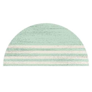 Imagem de TOUSSE Tapete redondo, tapete lavável, antiderrapante, tapetes para sala de estar, tapetes para quarto, tapete circular, tapetes vintage boho, pelo baixo, macio (flor 05,80 x 160 cm)