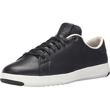 Imagem de Cole Haan Tênis feminino GrandPro Tênis Oxford com renda, Preto/branco óptico, 34