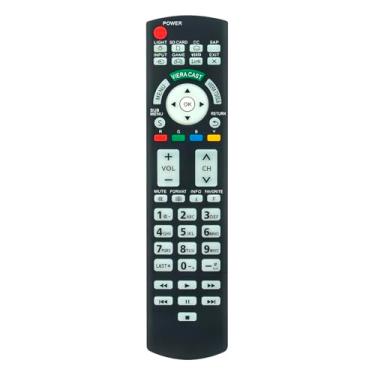 Imagem de Substitua o controle remoto N2QAYB000486 para Panasonic Viera LCD LED Plasma HDTV TV TC-P50GT25 TC-46PGT24 TC-P50VT25 TC-P54VT25 TC-P58VT25 TC-P65VT25 TC-P50VT20 C-L42D 30 TC-P42G25 TC-P46G25