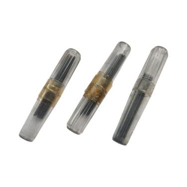 Imagem de Vintage estojo plástico com oito grafites minas 1.18mm - Coisas do Pas