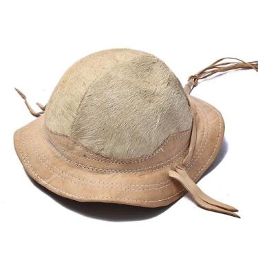 Imagem de Chapéu Couro Nordestino Vagueiro Cangaceiro Infantil e Adulto - GENÉRI