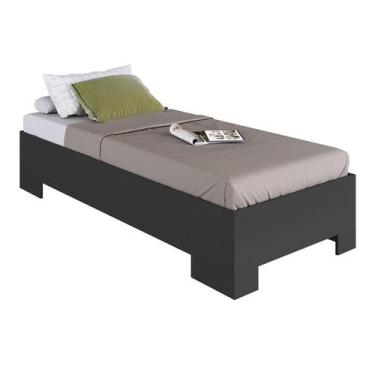 Imagem de Cama Solteiro Box 80 Xangai - Cx1080 Gf - Art in Móveis