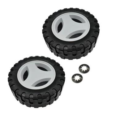 Imagem de Kit 2un Roda Menor 140mm com Calota e Anel Compatível com Cortador de 