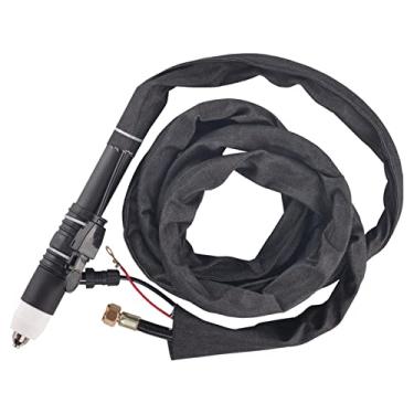 Imagem de Tocha de soldagem P80 cortador de plasma a ar arco piloto para máquina de corte LGK60 LGK80 LGK100 concluída 10/16/23 pés cabeça de tocha de cabo (7 m)
