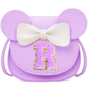 Imagem de OYLOLA Presentes de aniversário para meninas de 3, 4, 5, 6, 7 e 8 anos, bolsa infantil para meninas pequenas, presente para meninas, Roxa