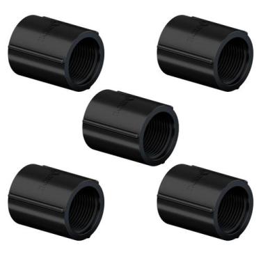 Imagem de 5 Luvas Para Eletroduto 3/4" Tigre Pvc Rosqueável