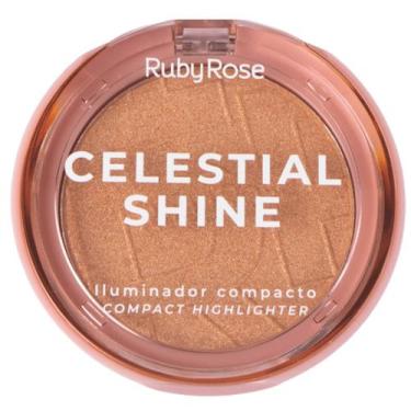 Imagem de Iluminador Facial Compacto Celestial Shine Ruby Rose HBM701, Prisma Li