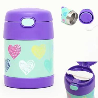 Imagem de POTE TÉRMICO FUNTAINER CORAÇÕES COLORIDOS - 290ML - THERMOS