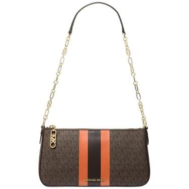 Imagem de Michael Kors Bolsa de corrente média Empire Punch laranja, Ponche laranja
