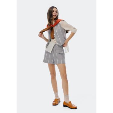 Imagem de Shorts Hering Cargo Em Alfaiataria Feminino-Feminino