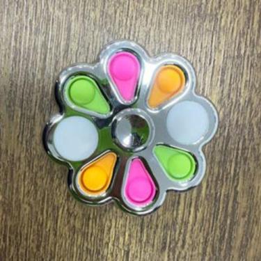 Imagem de Fidget Spinner com led Pop It Fidget Brinquedo Anti Estress Bublle Sor