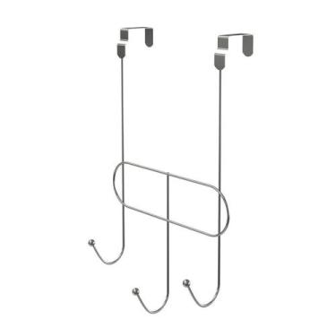 Imagem de Cabide Multiuso de Porta 3 Ganchos - Stolf, Cromado