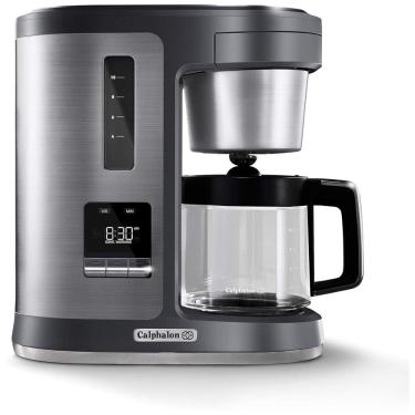 Imagem de Cafeteira Elétrica Programável 2.4L em Aço Inoxidável, 110v, CALPHALON BVCLDCG1, Cinza