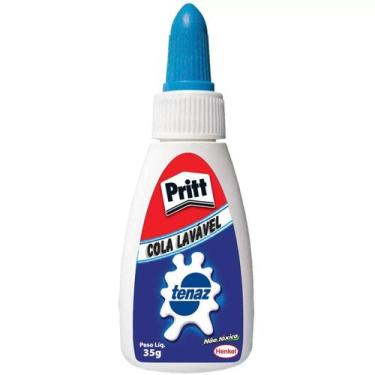 Imagem de Cola branca tenaz Pritt Henkel, lavável atóxica embalagem de 35g