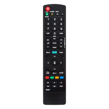 Imagem de AKB72915251 Controle remoto de substituição compatível com LG LCD LED Plasma TV 32LV3500 22LV2500 42LK520 47LK520 55LK520 37LV3500 26LV2500 42LV3500 32LV2500 47LV35 00 19LV2520 55LV3500 22LV2520