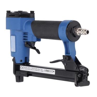 Imagem de Pistola de Grampeador Pneumático, Pistola Básica Pneumática para 1/4in, 5/16in, 3/8in, 1/2in, 5/8in Grampo e Estofamento Pneumático para Projetos de Carpintaria e Bricolage,