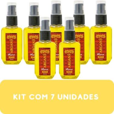 Imagem de Reparador de Pontas Vegetrat Óleo de Argan Frasco 50ml Kit Promocional