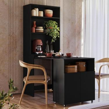 Imagem de Mesa Com Estante Espaço Café Amazonas Preto