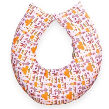 Imagem de Almofada Amamentação para Bebê Menino Sublimada - Carinha de Anjo, Faz