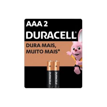 Imagem de Pilha alcalina duracell aaa 1,5v mn2400 cartela c/2 em blister (dur - 