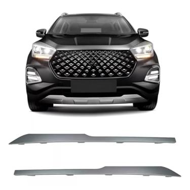 Imagem de Friso Parachoque Dianteiro Tiggo 5x Pro Sport 2022 2023 2024 2025 Par Ambos os Lados