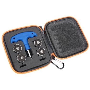 Imagem de OGECLF Kit de pesos de golfe preto completo para Odyssey Stroke Lab, Trilha Tripla, O-Works Putters (2 x 25 g 2 x 30 g)