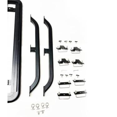 Imagem de Trilho lateral preto de cavalo preto compatível apenas com rack de teto de 135 cm - WHPR1