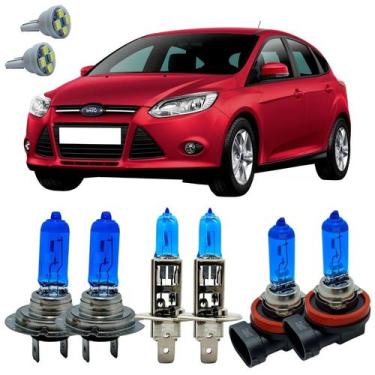Imagem de Kit Lampadas Super Branca Focus 2005 Em Diante + Led T10 - Cinoy/Qualy