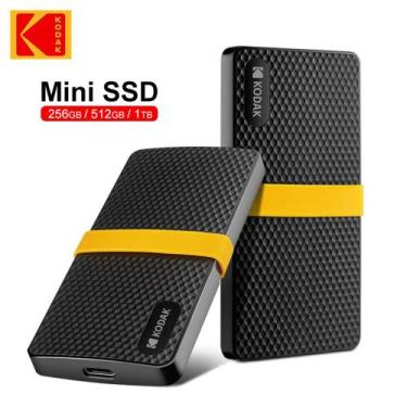 Imagem de Ssd Hd Externo Kodak X200 512GB Usb Tipo C  Notebook, Pc, Celular