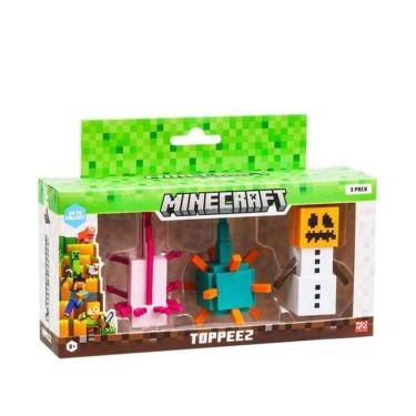 Imagem de Boneco - Minecraft Guardiao Axalote e Boneco de Neve MULTIKIDS