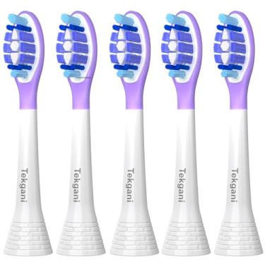 Imagem de Cabeças de substituição de escova de dentes compatíveis com alças de escova de dentes Philips Sonicare, para HX9054 W3 4100 5100 6100 7500 C1 C2 C3 G3 A3 Refil de cabeça de escova de dentes