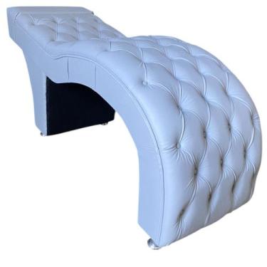Imagem de Maca Estética Estofada M1 60cm - In9 Decor, Corino Cinza Claro - In9 D