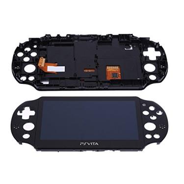 Imagem de Tela LCD com digitalizador de tela sensível ao toque para PS Vita 2000 PSV 2 da HongLei
