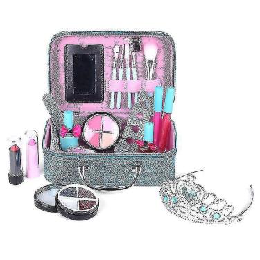 Imagem de Kit lavável de maquiagem para meninas Frozen, caixa de belez